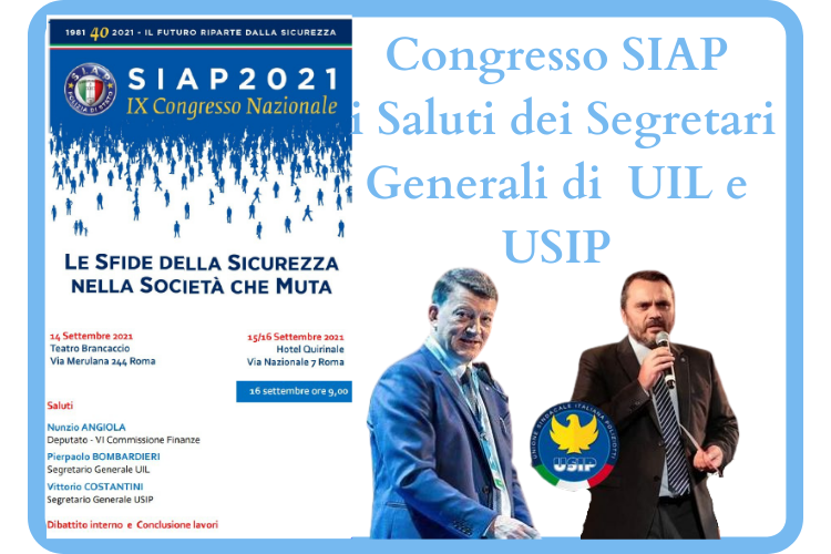 UIL e USIP al Congresso Siap