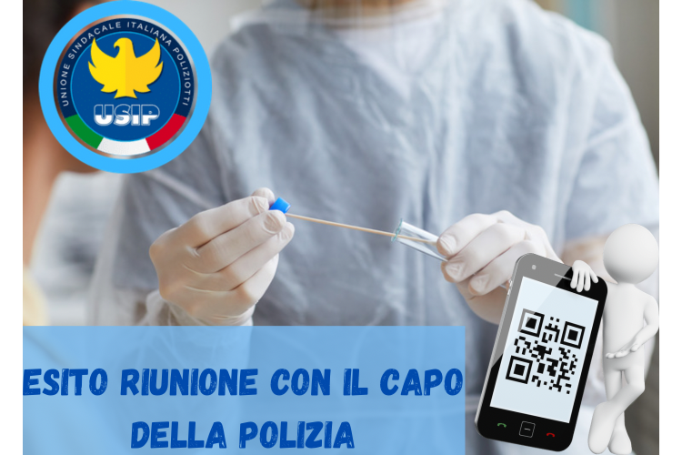 Green Pass: il SIAP - USIP rivendica la gratuità dei tamponi