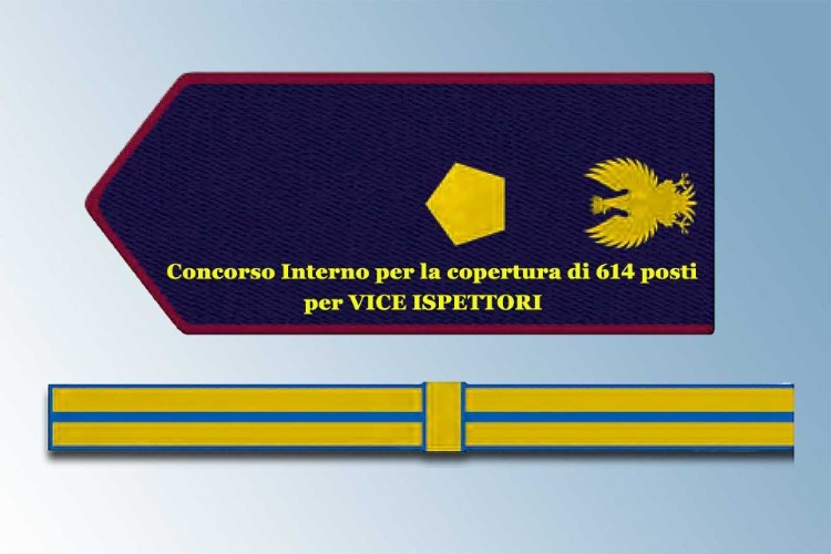 Concorso interno per di 614 posti Vice Ispettori della P. di S., riservato al personale del ruolo dei Sovrintendenti
