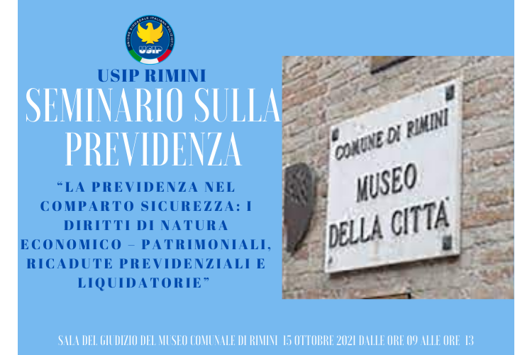 RIMINI| Seminario sulla Previdenza