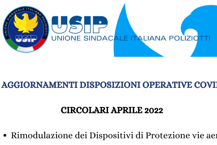 AGGIORNAMENTI COVID APRILE 2022| Disposizioni Applicative