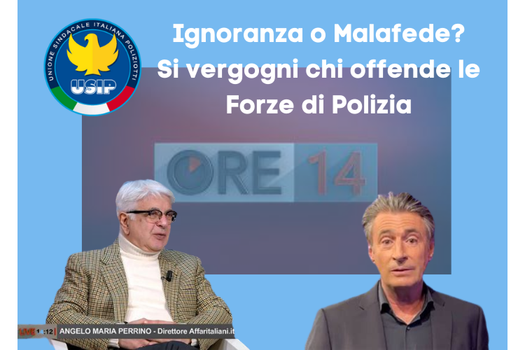 Offese alle Forze di Polizia| USIP  Si vergogni chi offende indiscriminatamente le Forze di Polizia