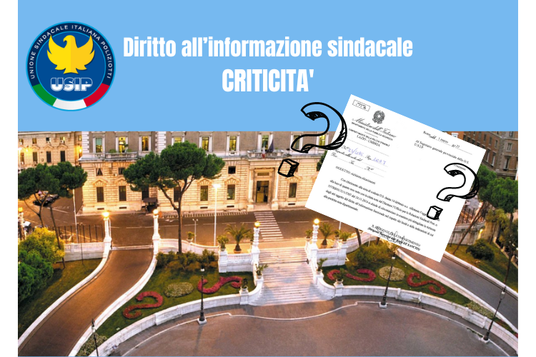 Compartimento Polizia Stradale Lazio-Umbria. Diritto all’informazione sindacale.