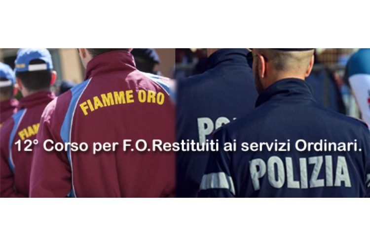 12° Corso di aggiornamento professionale per appartenenti ai gruppi F.O. restituiti ai servizi ordinari ex art. 8 D.P.R. 393/2003