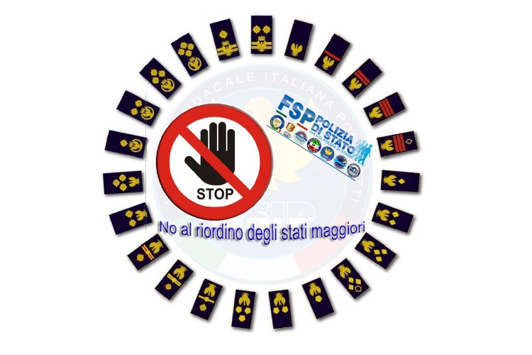 No al riordino degli stati maggiori!