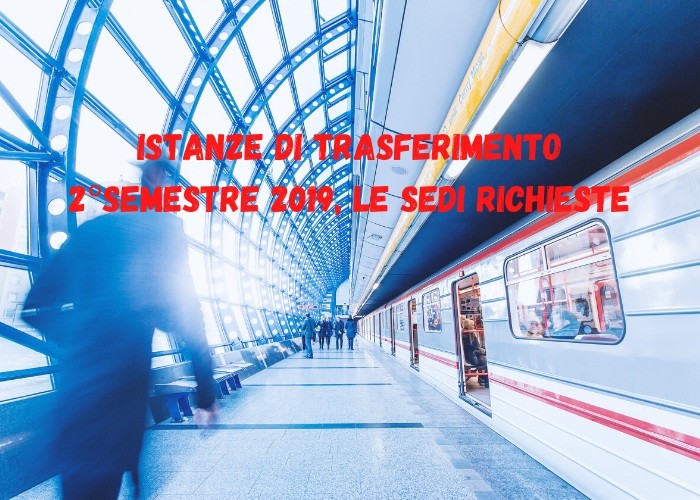 Pubblicazione Istanze di Trasferimento II Semestre 2019