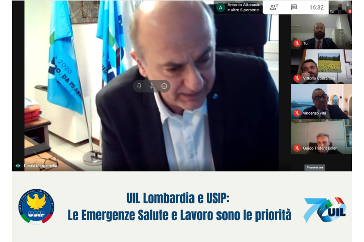 UIL Lombardia e USIP: le Emergenze Salute e Lavoro sono le priorità