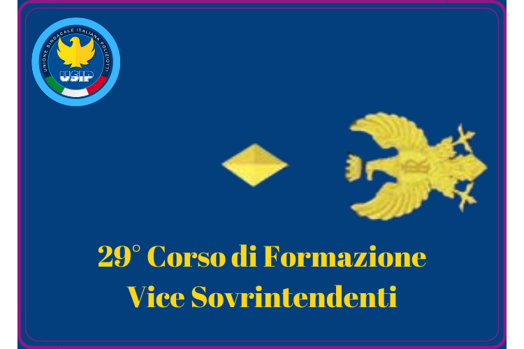 Vice Sovrintendenti| Avvio 29° Corso di Formazione